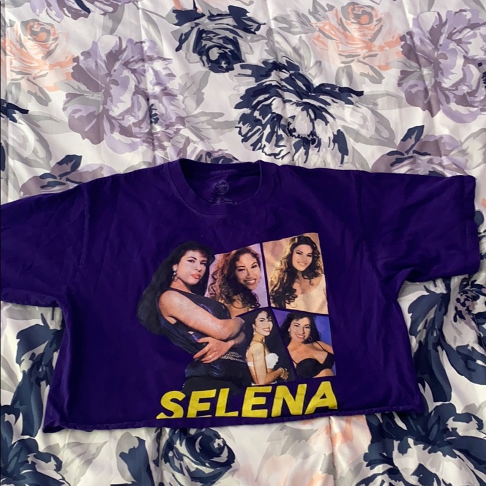 Purple Cropped Shirt